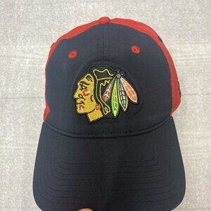 Chicago Blackhawks NHL Cap Adjustable Hat Embroidered Logo Fitted L/XL Adidas